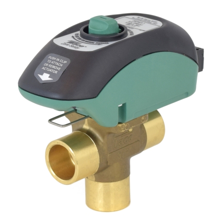 Taco 3/4" Sweat Zone Sentry Zone Valve, 3-Way, Normally Closed